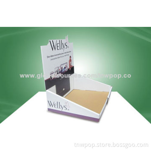 POP Cardboard Tabletop Display, Strong/Long Lasting/100% Eco-friendly Material/Shinny Printing